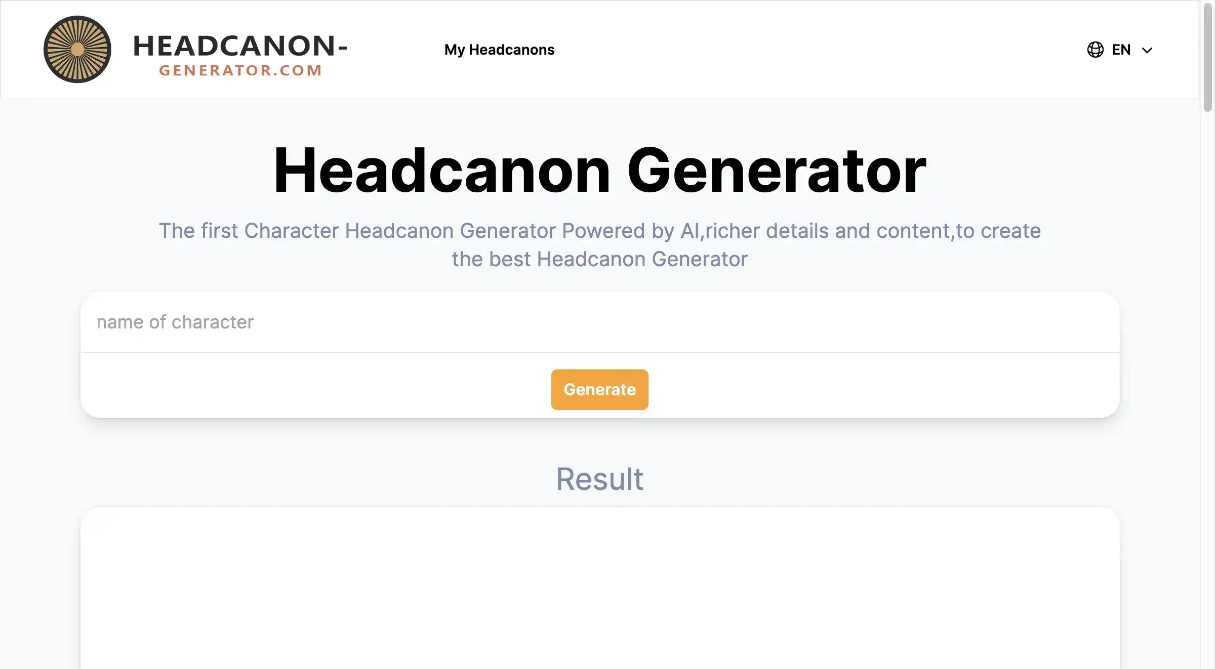 Headcanon-Generator